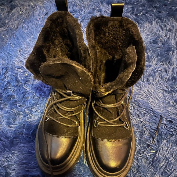Black boots
